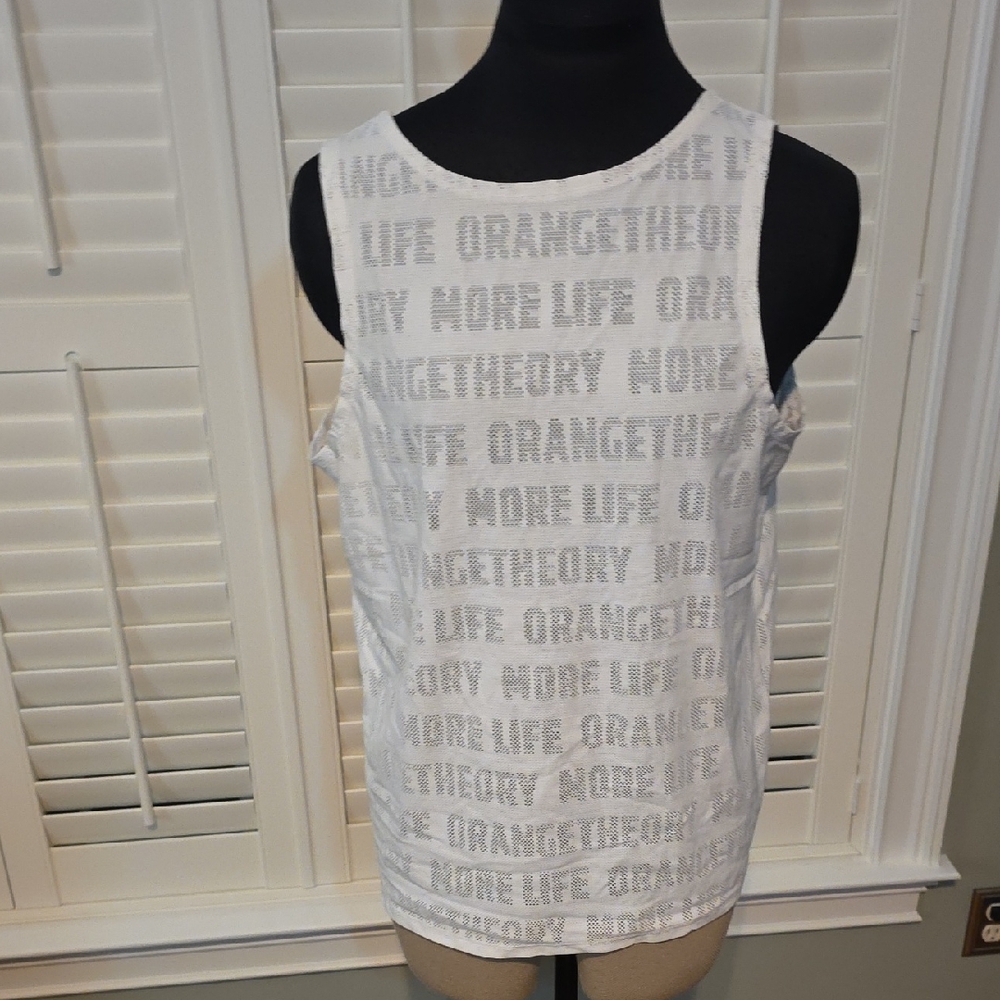 Orangetheory Women's White Tank Top